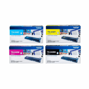 Brother TN240BK, TN240C, TN240M, TN240Y Toner Cartridges - Black, Cyan, Magenta, Yellow