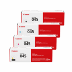 Canon 045 Toners - Black, Cyan, Magenta, Yellow