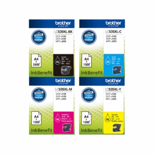 Brother LC539XL BK, LC539XL C, LC539XL M, LC539XL Y