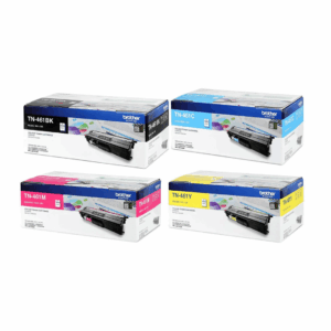 Brother TN461BK, TN461C, TN461M, TN461Y Toner Cartridges – Black, Cyan, Magenta, Yellow
