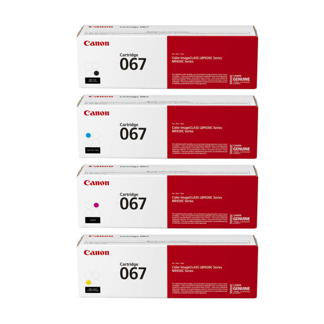 Canon 067 Toners – Black, Cyan, Magenta, Yellow - Advanced PC Bahrain