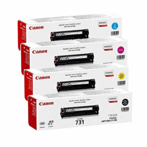 Canon 731 Toners - Black, Cyan, Magenta, Yellow
