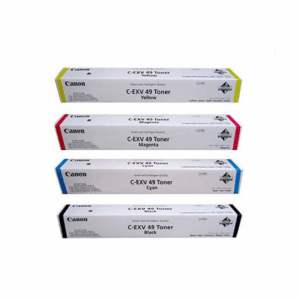 Canon C-EXV 49 Toners - Black, Cyan, Magenta, Yellow