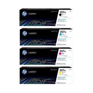 HP 207A Original LaserJet Toner Cartridge - Black, Cyan, Magenta, Yellow