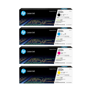 HP 222A Original LaserJet Toner Cartridge - Black, Cyan, Magenta, Yellow