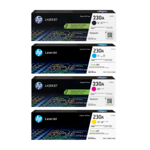 HP 230A Original LaserJet Toner Cartridge - Black, Cyan, Magenta, Yellow
