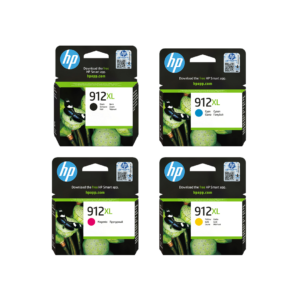 HP 912XL High Yield Original Ink Cartridge - Black, Cyan, Magenta, Yellow