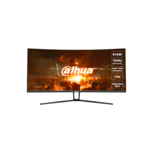 Dahua 34″ Curved Gaming Monitor - WQHD , IPS Panel, HDR, FreeSync, 165Hz, 1ms (LM34-E330C)